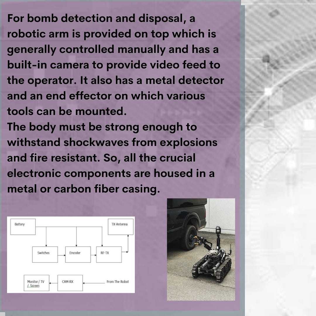 Bomb detection robots 3